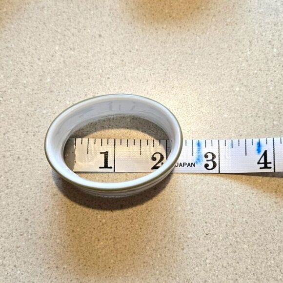 Vtg Lenox Butterfly Meadow Fine Porcelain Oval Napkin Rings Set of 4 - Picture 5 of 5